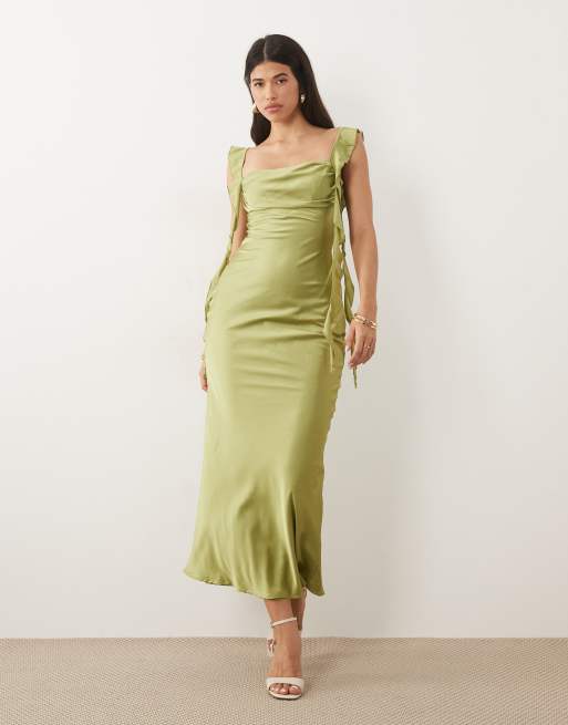 lanai maxi dress olive Lanai Maxi Dress Olive