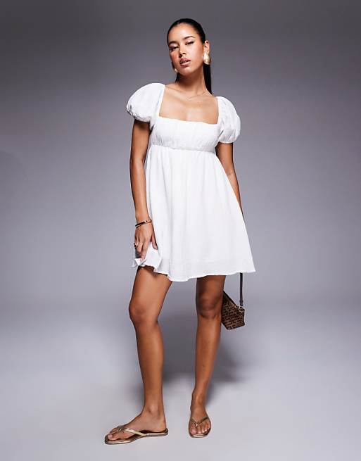 white mini dress princess polly Mariza | | Womens low back Slight stretch Princess Polly White Dresses |