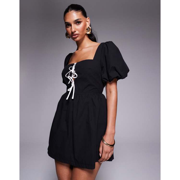 princess polly black romper dress Maelle Romper Black