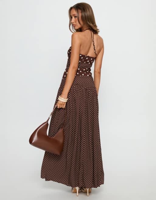 contrast drop waist maxi dress Jacinda Drop Waist Maxi Dress