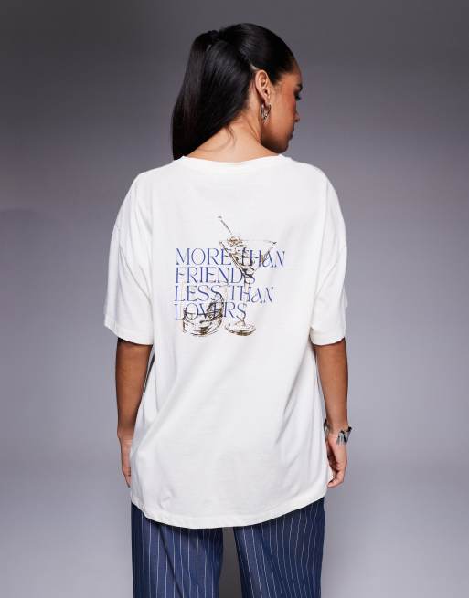 00ss archive Princess Polly t-shirt tシャツ Princess Polly Floryra cropped baby tee in blue & gray stripe | ASOS