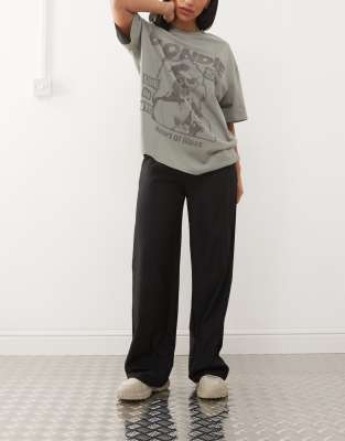 Princess Polly - Pantalon large habillé - Noir