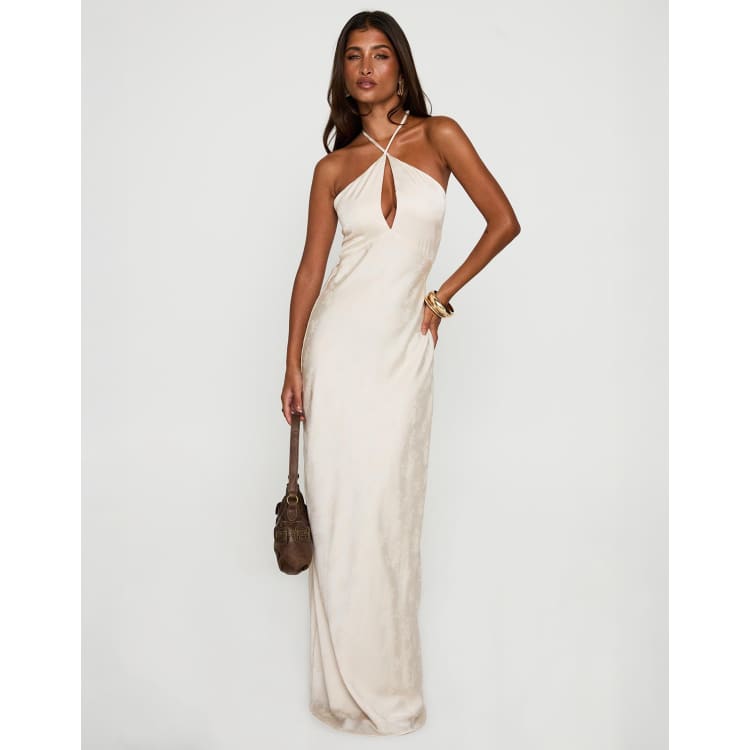 How To Style White Maxi Dress Summer Season Linen Blend Maxi Dress White Princess  Polly TikTok