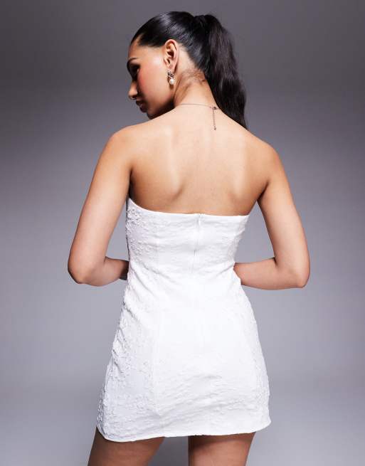 open lace back dress Aphrodyte Lace Maxi Dress Cream