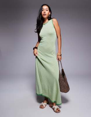 Princess Polly Tavison Knit Sleeveless Maxi Dress In Multi