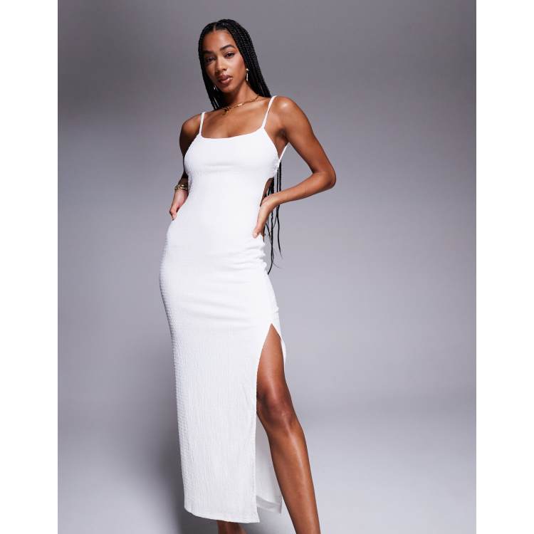 knee length dresses for ladies Nellie Maxi Dress White main image 0