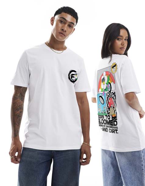 PRNT Bloomed mascot t-shirt in white - view 1