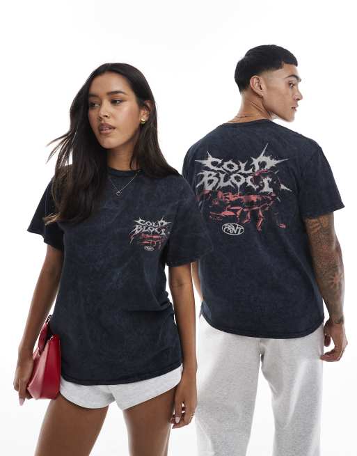 PRNT Cold blood relaxed t-shirt in snow wash, 2 of 4