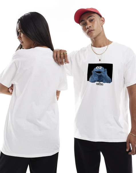 PRNT Cookie monster photo t-shirt in white - view 1