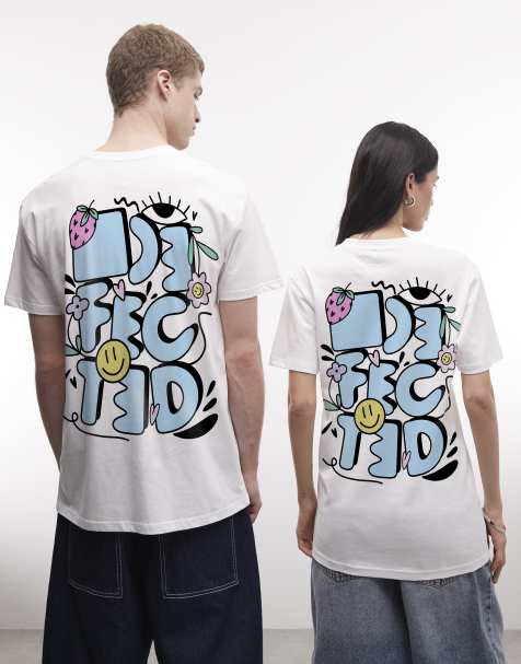 Prnt - Defected Records - cartoon t-shirt in white - view 1