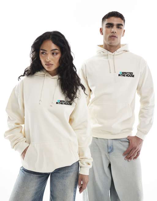 Prnt - Defected Records - in the house palm hoody in vanilla , 2 of 4