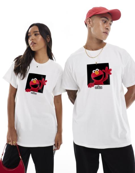 PRNT Elmo photo t-shirt in white - view 1