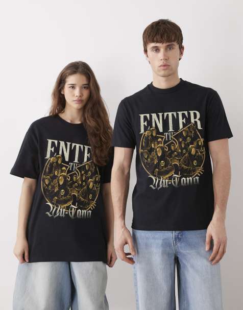PRNT x Wu-Tang Clan Enter the wu relaxed fit t-shirt in black - BLACK