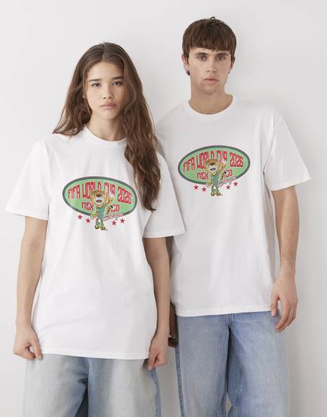 PRNT Fifa world cup mascot mexico relaxed fit t-shirt in white