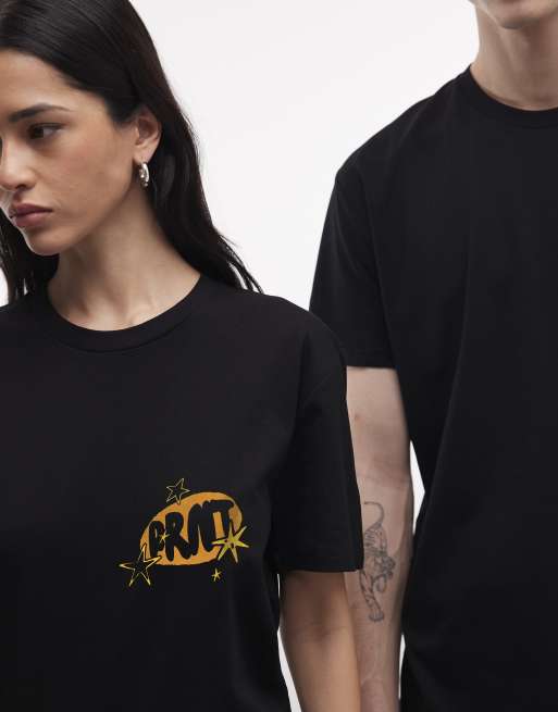 PRNT Hokkaido relaxed t-shirt in black, 4 of 4