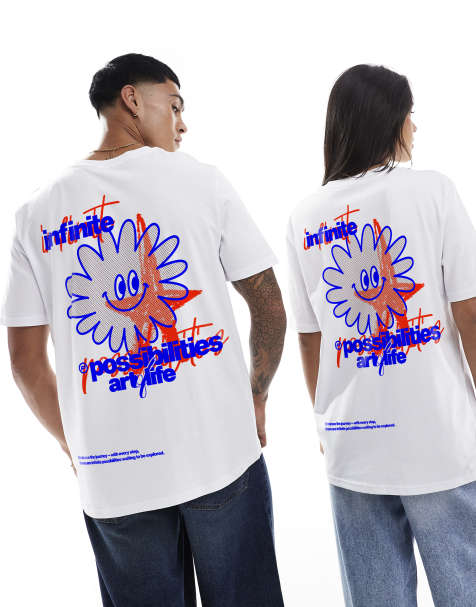 PRNT infinite possibilities t-shirt in white - view 1