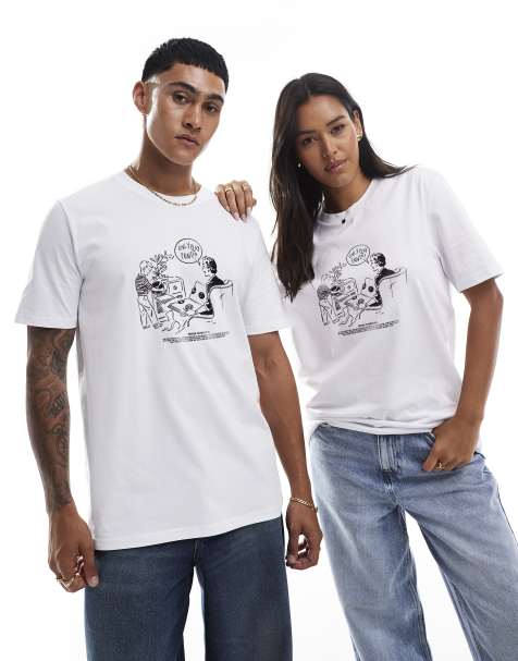 PRNT Only play prnt t-shirt in white 