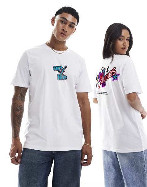 PRNT prnt art studios t-shirt in white   - view 1