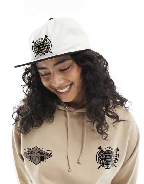 PRNT Prnt golf two tone cap in black/natural - view 1