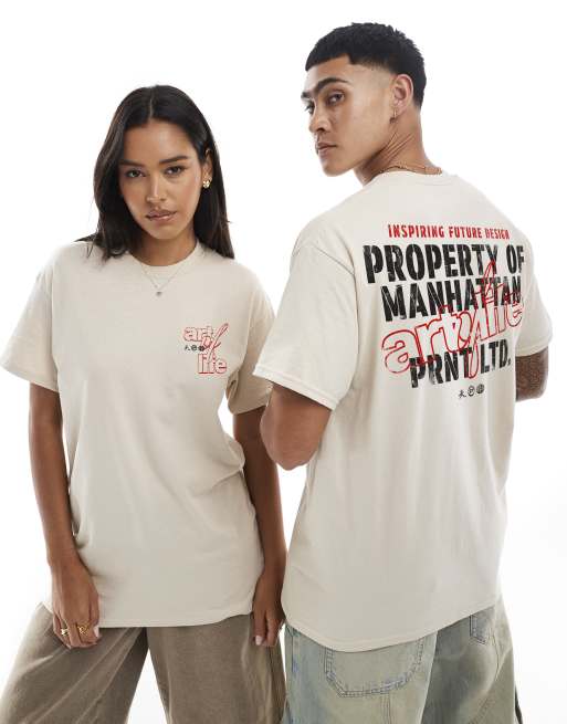 PRNT Prnt property of t-shirt in sand in sand