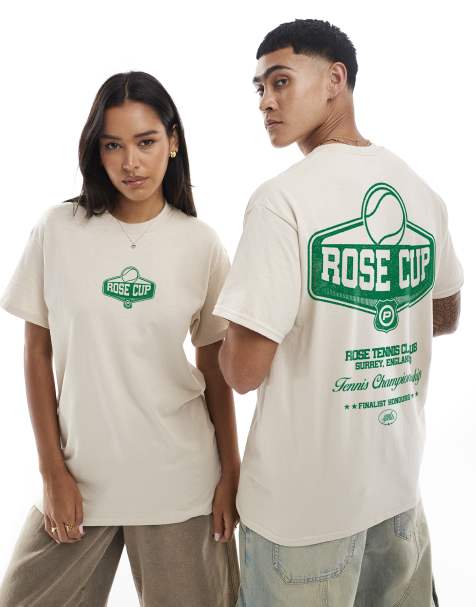 PRNT Prnt rose cup t-shirt in sand in sand - view 1
