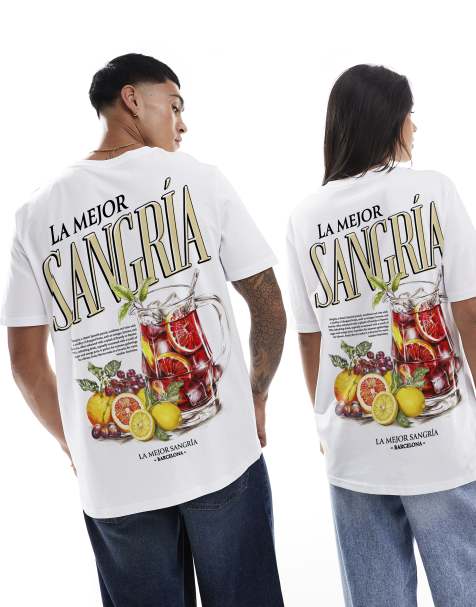 PRNT sangria t-shirt in white - view 1