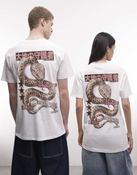 PRNT Shingawa relaxed t-shirt in white - view 1