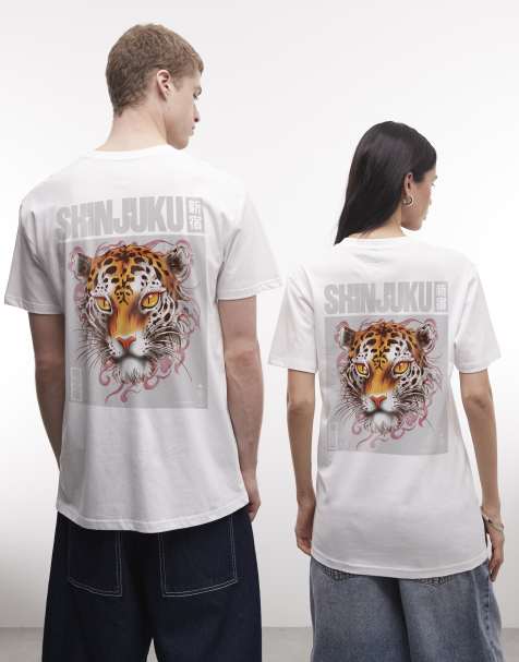 PRNT Shinjuku limited relaxed t-shirt in white - view 1