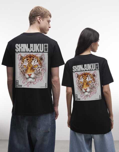 PRNT Shinjuku relaxed t-shirt in black - view 1