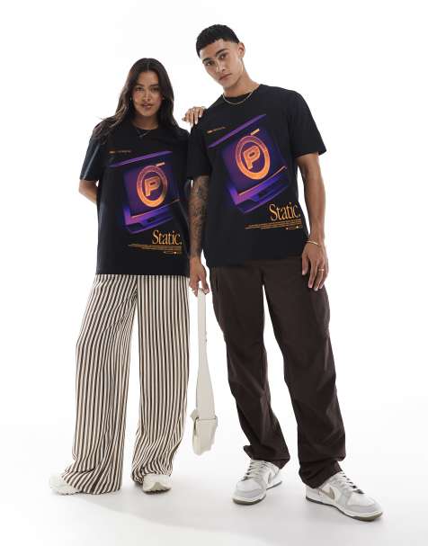 PRNT Static t-shirt in black   - view 1