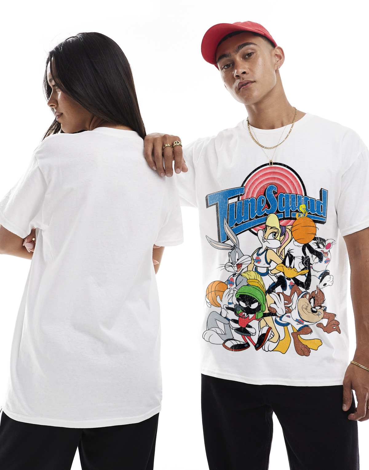 PRNT Tune squad t-shirt in white