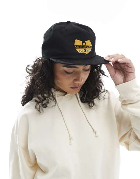 PRNT Wu-tang new york cap relaxed fit cap in black - view 1