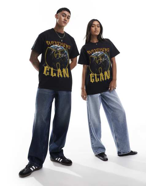 PRNT x Wu-Tang Clan world relaxed fit t-shirt in black - BLACK