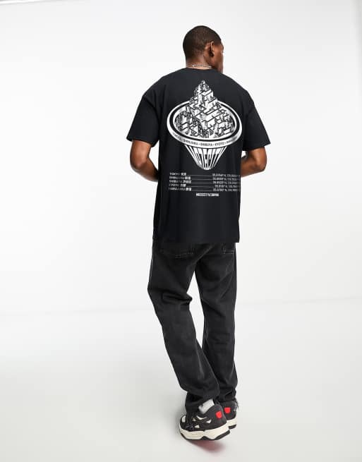 PRNT x ASOS Mazecity t shirt in black