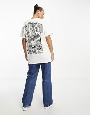 PRNT x ASOS Tokyo Times T-Shirt Crew Neck With Print Oversized In White - ASOS Price Checker