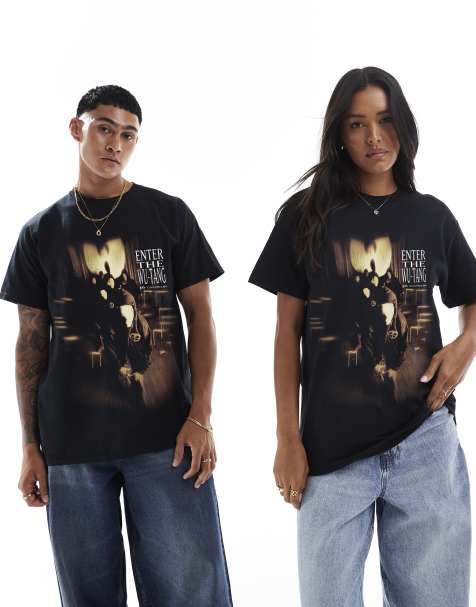 PRNT x Wu-Tang Clan 36 chambers album relaxed fit t-shirt in black - BLACK - view 1