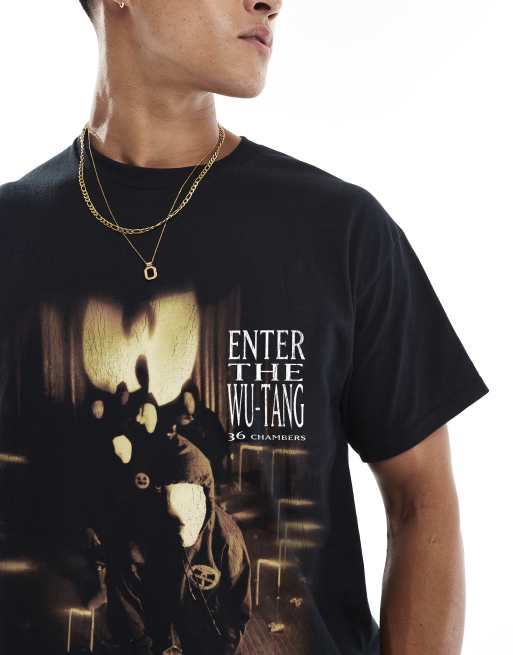 PRNT x Wu-Tang Clan 36 chambers album relaxed fit t-shirt in black - BLACK, 2 of 4