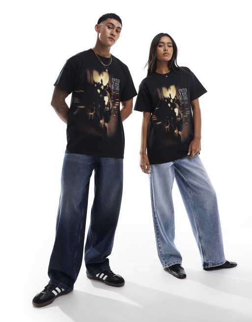 PRNT x Wu-Tang Clan 36 chambers album relaxed fit t-shirt in black - BLACK, 3 of 4
