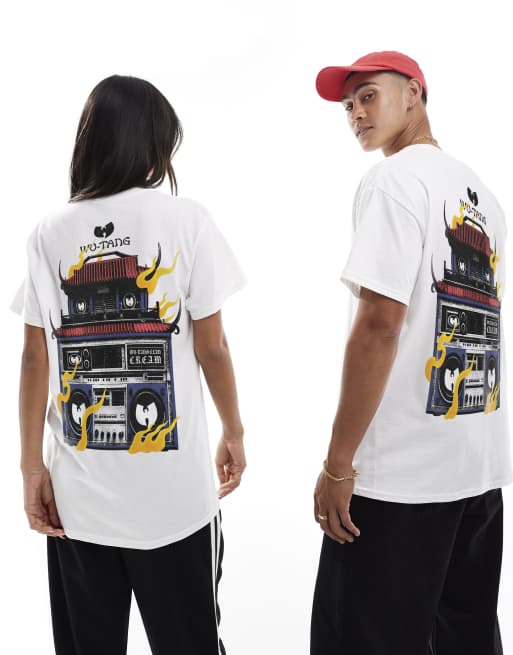 PRNT x Wu-Tang Clan boombox relaxed fit t-shirt in white - WHITE, 2 of 4