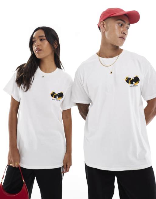 PRNT x Wu-Tang Clan boombox relaxed fit t-shirt in white - WHITE, 3 of 4