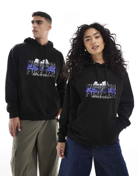 PRNT x Wu-Tang Clan forever relaxed relaxed fit hoody in black - BLACK - view 1