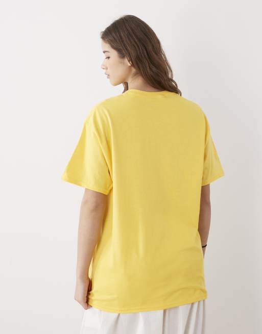 PRNT x Wu-Tang Clan killa beez relaxed fit t-shirt in yellow - YELLOW, 2 of 4