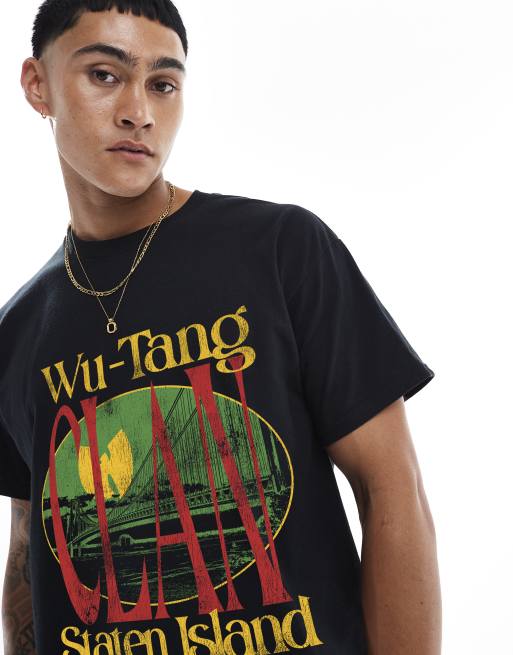 PRNT x Wu-Tang Clan new york relaxed fit t-shirt in black - BLACK