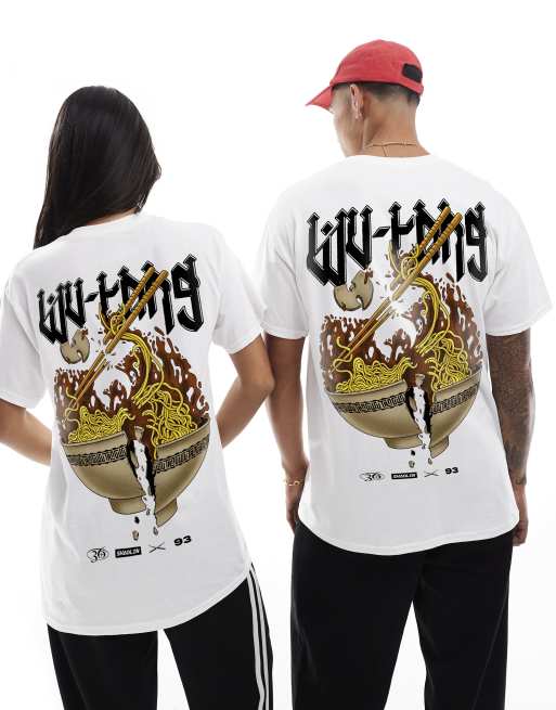 PRNT x Wu-Tang Clan noodles relaxed fit t-shirt in white - WHITE, 2 of 4