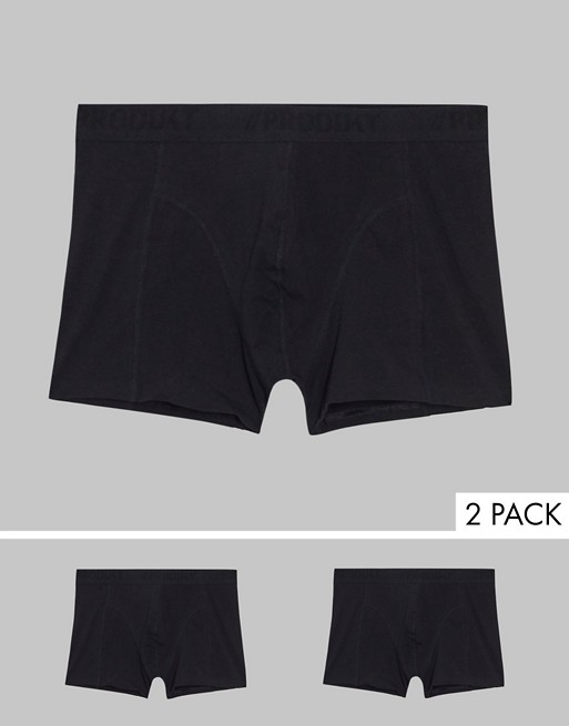 Produkt 2 pack organic cotton trunks in black