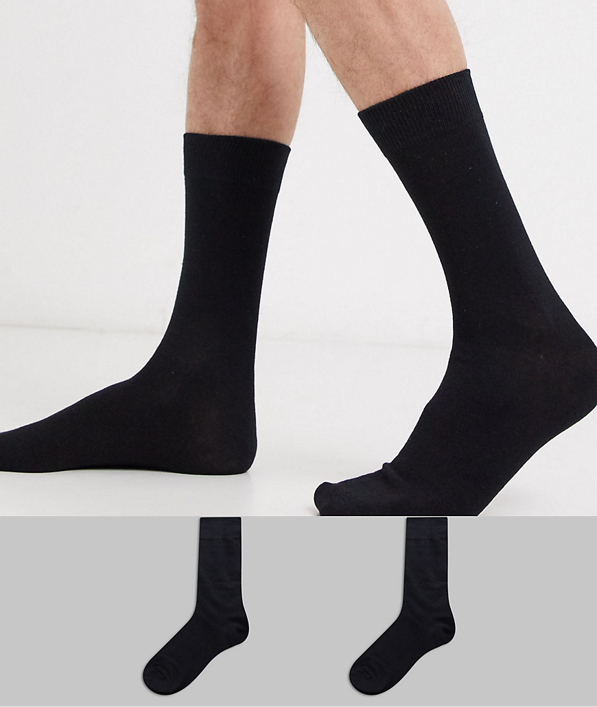 Produkt - Confezione da 2 calzini neri-Nero