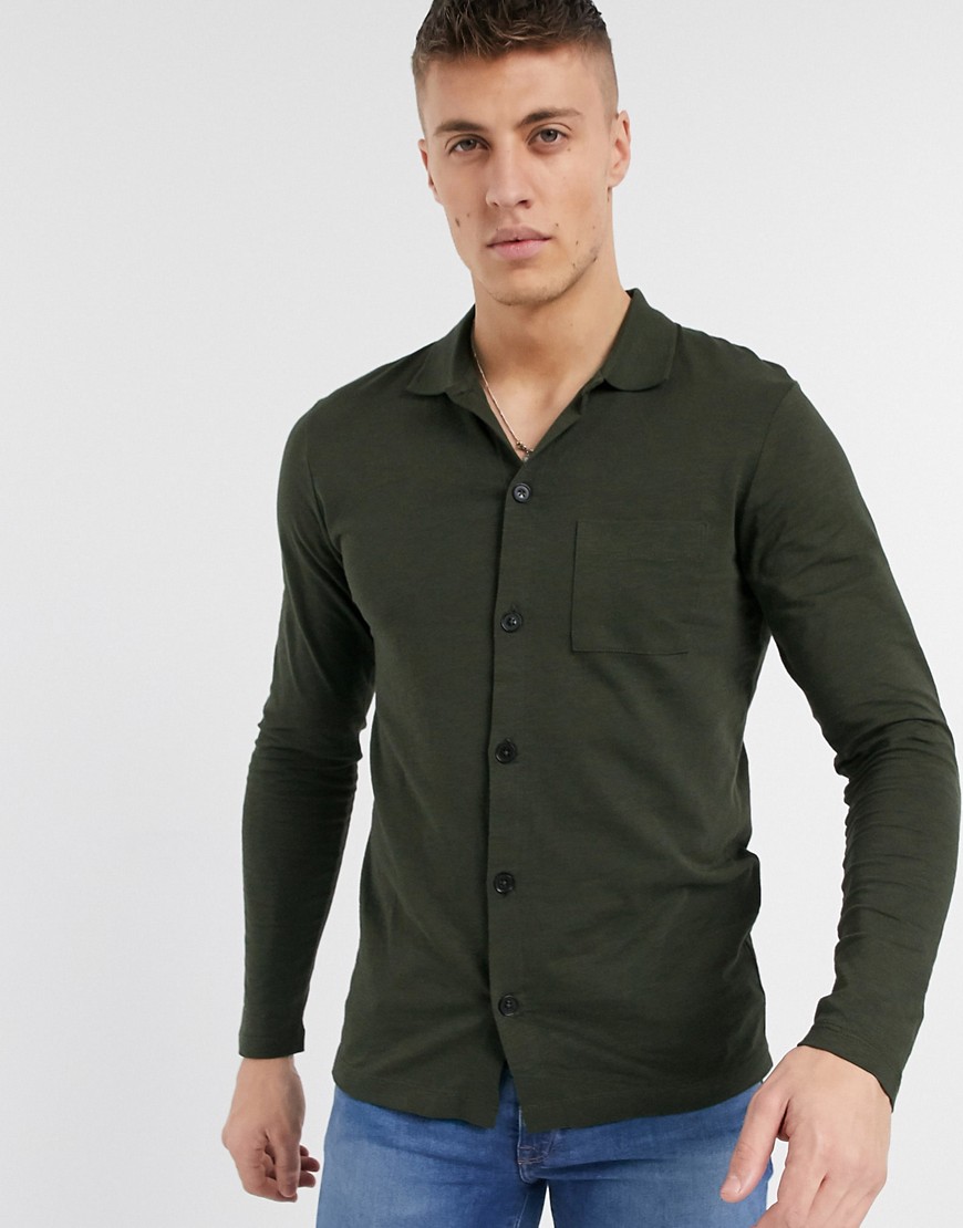 Produkt – Skjorta i ekologiskt material-Grön