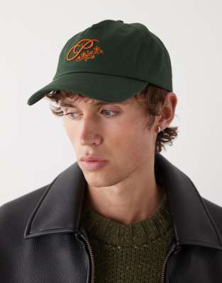 Prohibited 5 Panel Bloom Logo Cap In Green