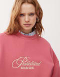 [Prohibited] Prohibited Bohemian vintage sweatshirt in red S Red