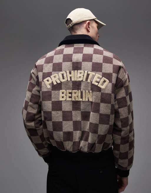 Prohibited - Bomber à carreaux - Marron , 2 de 5